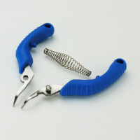 Fish Bone Tweezers Ⅲ [Bent nose type] 10 pcs pack