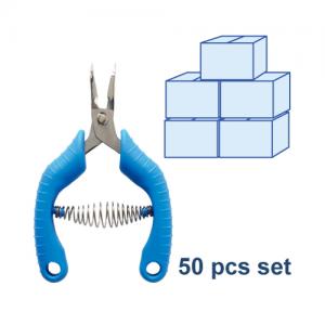 Fish Bone Tweezers Ⅲ [Bent nose type]  50 pcs pack